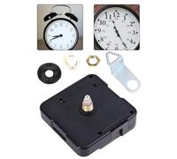 Quartz Clock Movement Replacement Kit with 13 mm Shaft Length, Silent Motor, Metal Components and Hook for DIY Wall Clock Repair Projects