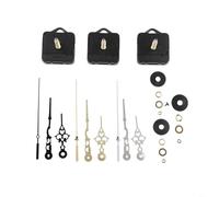 Quartz Clock Movement Replacement Kit with DIY Long Shaft Mechanism and Pendulum Hands Compatible with Different Clock Frames and Thickness