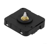 Quartz Clock Movement Replacement with Spindle 8-31mm, Multi-Size DIY Clock Repair Kit for Craft Wall Home Clocks, Silent Mechanism - Black(8mm)