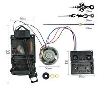 Quartz Clock Movement with Music Box Hourly Chime DIY | Customise hourly chimes with four melodies and volume control for your homemade wall clock project.