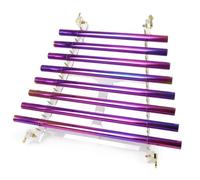 Quartz-Colorized Crystal Harp, Crystal Harp 8 Notes C5-C6 For Sound Healing Therapy With Aluminum Suitcase(432hz)