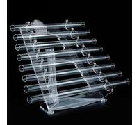 Quartz-Colorized Crystal Harp, Quartz Crystal 8 Note Singing Harp Flower Of Life Pattern Mallet(432hz)