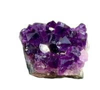 Quartz Crystal Amethyst Cluster Druzy Geode Specimens Ornaments (Size : 180-200g)
