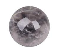Quartz Crystal Ball Divination Gemstone Sphere White Decorative Crystals Stone for Feng Shui Home Decor,3.14"(8cm)