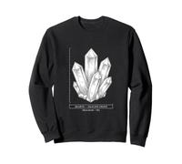 Quartz Crystal Point Cluster Collector Rockhound Sweatshirt