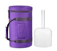 Quartz Crystal Singing Bowls, Handle Chakra Healing Musical Instrument With Carry Case Bag, For Sound Healing Meditation Prayer, Healing Musical Instrument(6 inch)