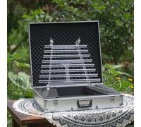 Quartz Crystal Singing Harp 432Hz 440Hz 8 Note CDEFGABC for Sound Therapy, Includes Bracket and Carry Case for Sound Bath and Meditation