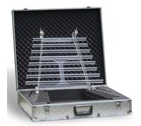 Quartz Crystal Singing Harp - 432Hz Eight-Pipe Chakra Healing Instrument for Yoga and Meditation, Includes Carrying Case & Mallets