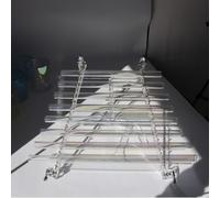 Quartz Crystal Singing Harp, 8 Transparent Tubes, 432Hz/440Hz Sound Therapy, 8 Note CDEFGABC, Includes Bracket & Carry Case for Perfect Pitch