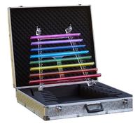 Quartz Crystal Singing Harp with 8 Notes C5 D5 E5 F5 G5 A5 B5 C6 for Sound Healing, Includes Carry Case