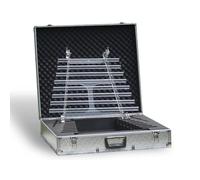 Quartz Crystal Singing Harp with 8 Tubes for Sound Therapy, Meditation, and Relaxation