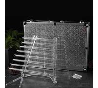 Quartz Crystal Singing Harp with Mallet and Aluminum Box, Healing Musical Instrument for Sound Baths and Meditation, A-432hz, Perfect for Studio and Gym