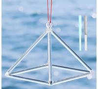 Quartz Crystal Singing Pyramid Mokaba Merkaba Sound Therapy Meditation Yoga Chakra Healing Prayer