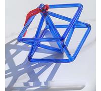 Quartz Crystal Singing Pyramid, Perfect Chakra Healing Musical Instrument, Excellent Sound For Healing Meditation, With Crystal Singing Bowl Striker(9 Inch)