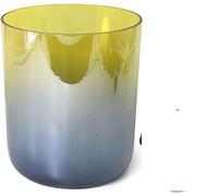 Quartz Crystal Sound Bowl, 6 inch Crystal Singing Bowl with Bag Mallet O-ring for Yoga(F4 Tone,432hz)