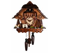 Quartz Cuckoo Clock Black forest house