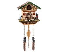 Quartz Cuckoo Clock Black forest house with music