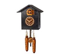 Quartz Cuckoo Clock Black forest house with music