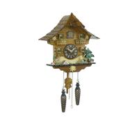 Quartz Cuckoo Clock Black forest house with music