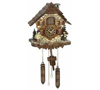Quartz Cuckoo Clock Black forest house with music