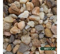 Quartz Decorative Stones Peacock Chippings Turfscape Gravels Aggregates For Driveway Paths Garden Maxi Bag 23Kg