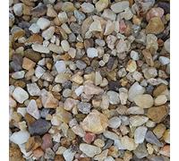 Quartz Decorative Stones Peacock Chippings Turfscape Gravels Aggregates For Driveway Paths Garden Maxi Bag 23Kg