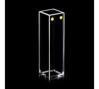 Quartz Fluorescence Cuvette with Lid (Five Windows) - 10mm Path Length, 3.5ml Volume