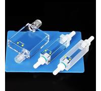 Quartz Fluorescent Flow Colorimetric Dish - 3.5ml Capacity with Multiple Path Lengths 1pcs((13)3mm slit)