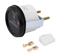 Quartz Hour Meter, 12-36V DC AC 6 Digit Accurate Round Gauge Tester for Boat, Various Types of Car, Truck Engine