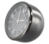 Quartz Movement Analog Clock for Automotive Use with Fluorescent Features and Air Vent Clip Mounting Mechanism