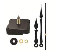Quartz Movement Kit for DIY Clock Repairs with Minimal Noise for a Peaceful Environment (black second)