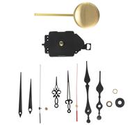 Quartz Pendulum Clock Movement Mechanism DIY Kit with 3 Pairs Different Hands for Wall Clock Repair Parts Replacement