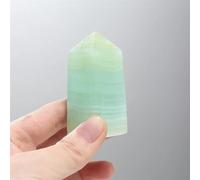 Quartz Point Caribbean Calcite Crystal Tetrahedral Column Wand Gemstones Home Decor Ornaments (Size : 70-100g) Gemstone Stone
