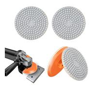 Quartz Polishing Kit - 8cm Efficient Sanding Pads and Polish Pad Kit, Grit Buffing Pads for Stone, Quartz, Granite Countertops, Marble, Tile Polishing | Home DIY Renovation