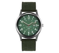 Quartz Quartz Watches Analog Men's Watch Date Nylon Wrist Men's Watch Quartz Movement Arabic Man Watch Womens Watch Leather Strap (A, One Size)