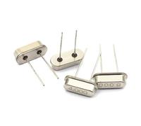 Quartz Resonators 10pcs Quartz Crystal Oscillator In-line 2-pin HC-49S Passive Crystal 12MHZ 11.0592M 4M8M10M16M24M25M(3.579545M Inline 2)
