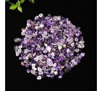 Quartz Rock Debris Gravel Rough Raw Decorative Crystal Roll Block Stone Ornaments (Color : Amethyst, Size 50g) Gemstone Stone