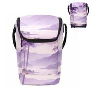 Quartz-Sanded Beach Leak-Proof Stand-Up Lunch Box Cooler Bag for Work, School & Picnic