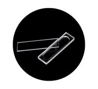 Quartz Side-Removable Cuvette Ultra-Short Path Liquid Analysis Vessel for Melted Solid Powder(45 * 12.5 * 2.7)