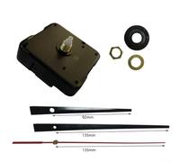 Quartz Tide Tidal Clock Movement Motor for Clock Faces up to 9mm Thick, Metal Hanger, Black(B)