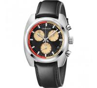 Quartz Watch with Black Dial and Leather Strap - female - Calvin Klein - Watches - Black - ONE SIZE - Accessories ONE SIZE