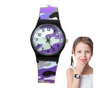 Quartz Watches for Children | Waterproof Camouflage Kid Quartz Wristwatch - Sports Outdoor Wristwatch, Fun Learning Timepiece, Teaching Tool for Students