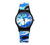 Quartz Watches for Les, Analog for Les | Camouflage Waterproof Camouflage Analog Quartz Schedule - Fun Learning Tour, Simple Teaching Tool for Boys, dark blue, Se référer au descriptif, Refer to