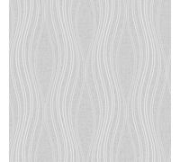 Quartz Wave Silver Wallpaper