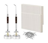 Quartzs Welding Platform Jewelry Crafting Tool Including Precisions Fixtures and Portable Case Texture for Jewelry Honeycomb Welding Board