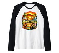 Quartzsite Arizona Desert Fun Raglan Baseball Tee