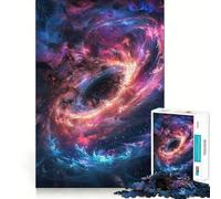 Quasar Galaxy - A Celestial 1000 Piece Jigsaw Puzzles for Teenagers Jigsaw Logic Ability Toy Soft Relax Accurate Cut Cherished Gift (38x52cm)