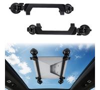 QUASCO Starlink Mini Suction Cup Mount, ABS Satellite Mounting Kit with 4 Corner Protectors for Car Sunroof Window, Flexible Dual-Use Roof Bracket for RV Truck Boat