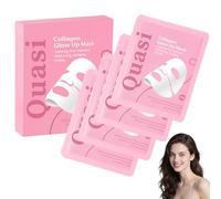Quasi Bio Collagen Face Mask Overnight, Advanced Collagen Mask, Quasi Korean Collagen Glow up Face Mask 2.0, Instant Glass Skin, Pore Minimizing Reduces Lines - Like Glass Skin (1 Pack 4 Piece)