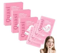 Quasi Bio Collagen Face Mask Overnight, Professional Quasi Korean Collagen Glow up Face Mask 2.0, Korean Collagen Mask, Deep Hydration - Glass Skin Glow (3 Pack)